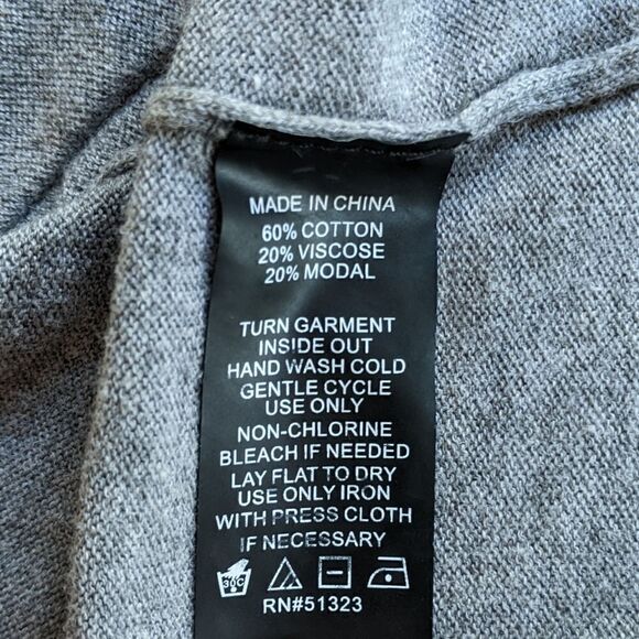 Vince Camuto Gray Layered Sweater - Picture 4 of 5